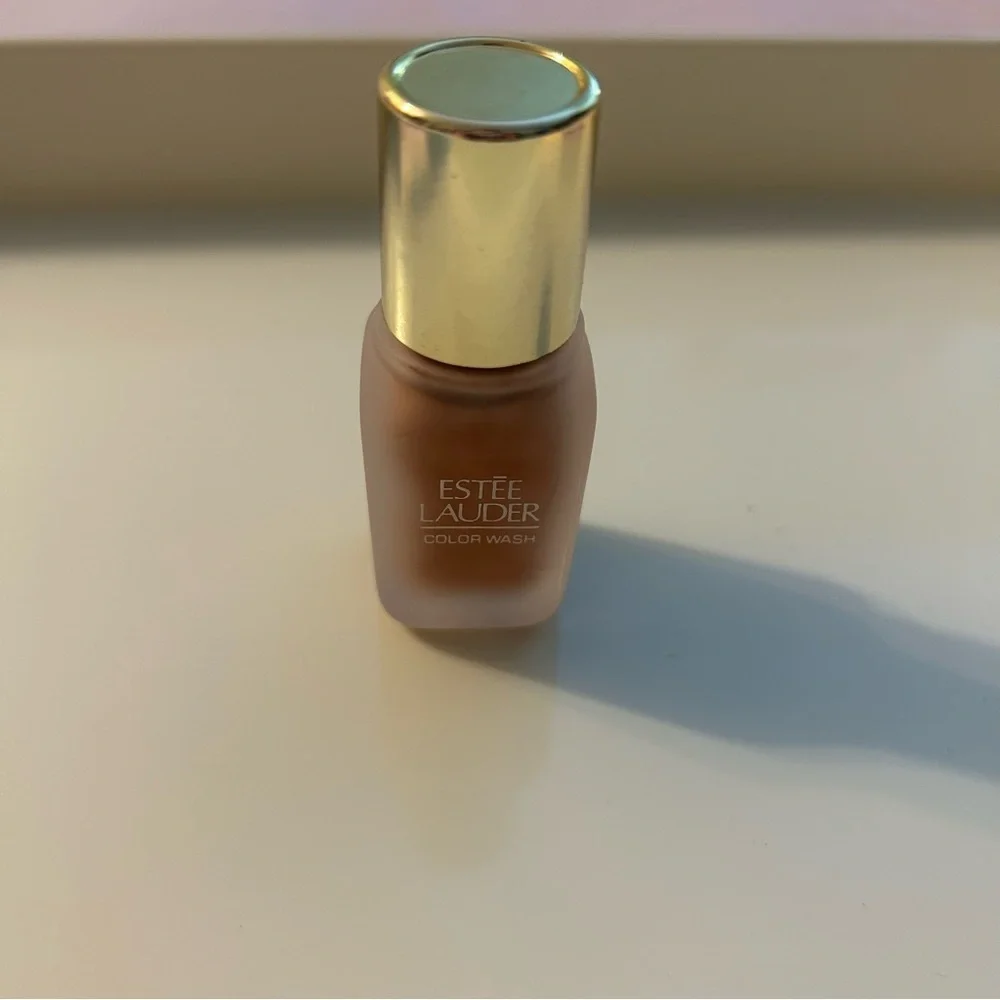 Estée Lauder vintage color wash liquid blush mini bottle bronze glow rare .25 oz